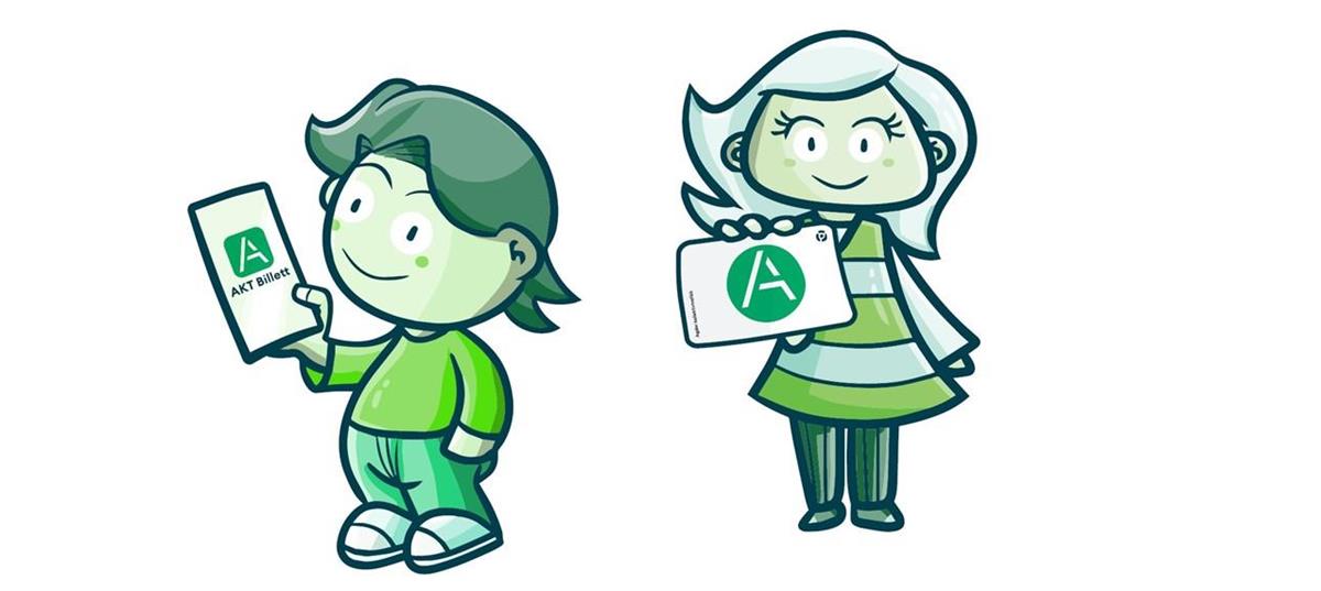 tegnede figurer som viser billett - Klikk for stort bilde